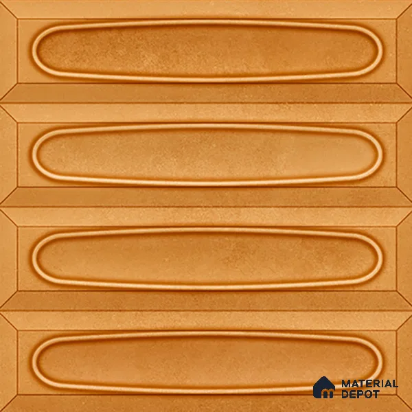 Faux Subway  Tile TL 07238 Bali 1003 1 ft x 1 ft Ceramic Glossy Finish - 9 mm  | 2 mm Spacer is Mandatory | Please Expect a Slight Variation of Pattern (Sample)